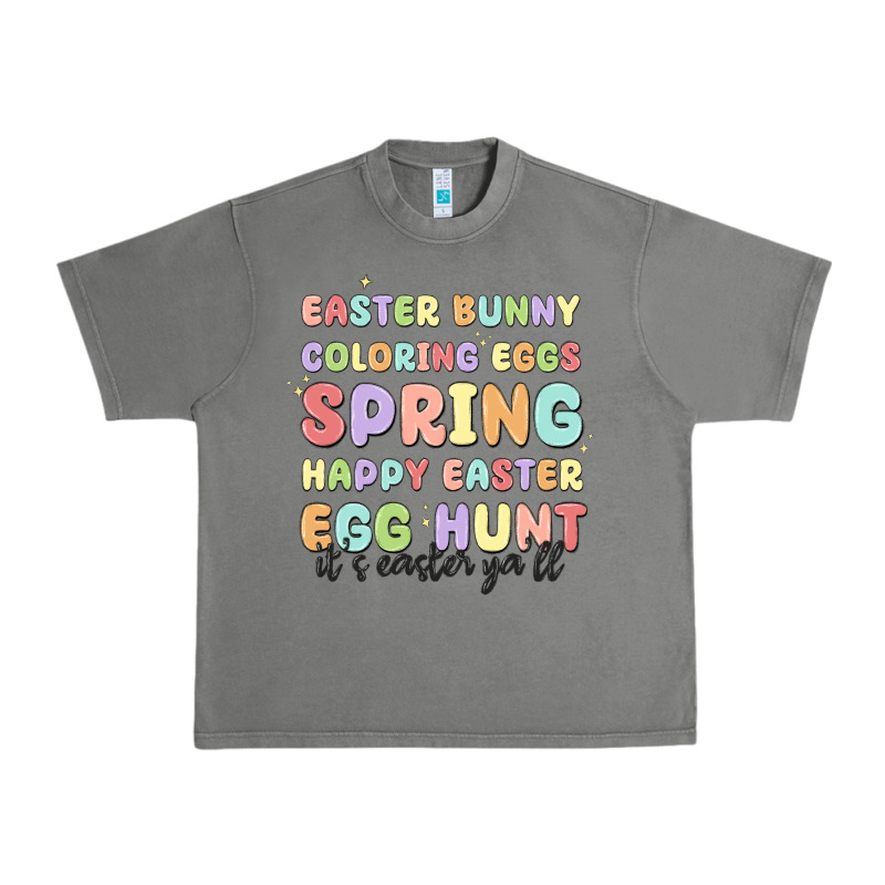 Easter Bunny Spring Urban Heavy Tee by MaliasSmallBusiness | Teevron