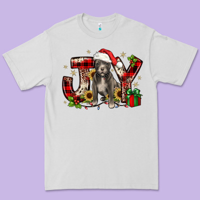 Christmas Joy Pitbull Premium Tee Designed By Jahusdesignshop