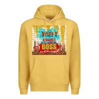 Antique Gold wifey mama boss Premium Hoodie - TumblerDesignByShophia
