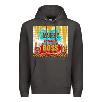 Smoke wifey mama boss Premium Hoodie - TumblerDesignByShophia