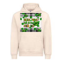 Sandshell Irish today but please kiss me st. patricks day Urban Hoodie - FaDigitalArtStudio