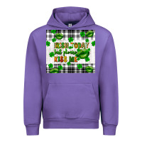 Tulip Irish today but please kiss me st. patricks day Urban Hoodie - FaDigitalArtStudio