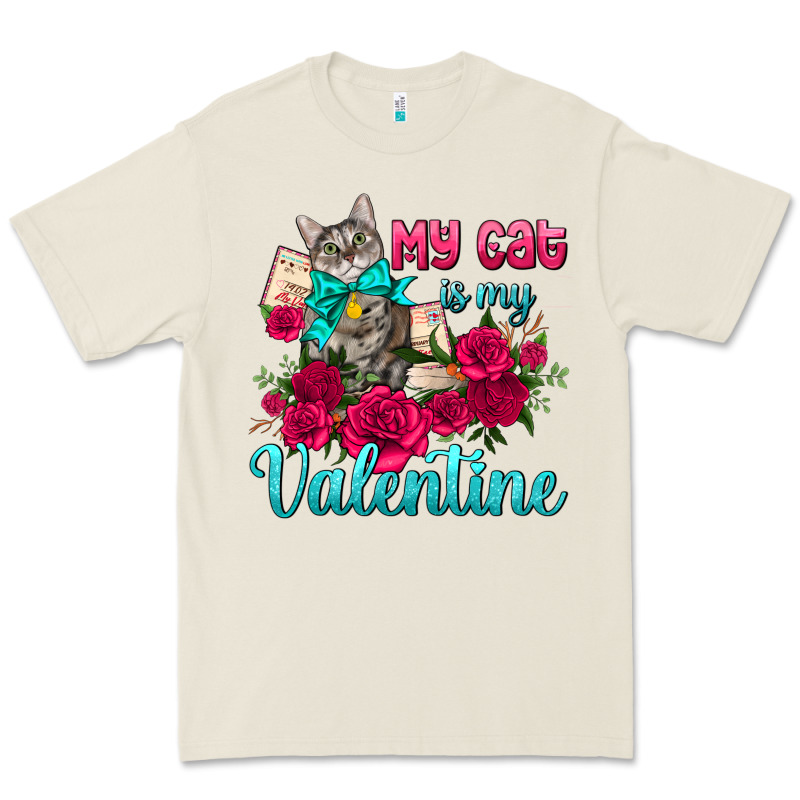 My Cat Is My Valentine Premium Tee by AdoDesignShop | Teevron