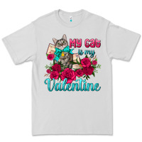 Dove Grey my cat is my valentine Premium Tee - AdoDesignShop