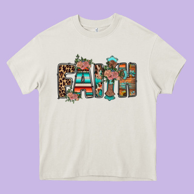 Faith Heavy Core Tee Designed By Racoondesign
