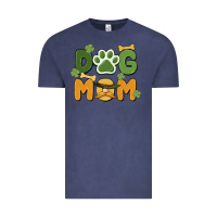 Vintage Denim st. patricks day dog mom Vintage Tee - MaliasSmallBusiness