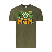 Vintage Olive st. patricks day dog mom Vintage Tee - MaliasSmallBusiness