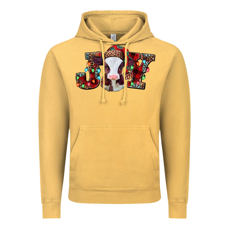 Joy Baby Cow Christmas Vintage Hoodie by Jasminsmagicworld | Teevron