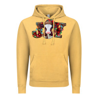 Vintage Mustard joy baby cow christmas Vintage Hoodie - Jasminsmagicworld