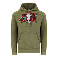 Vintage Olive joy baby cow christmas Vintage Hoodie - Jasminsmagicworld