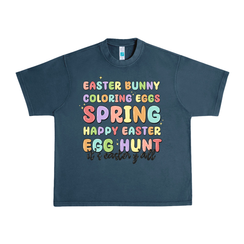 Easter Bunny Spring Urban Heavy Tee by MaliasSmallBusiness | Teevron