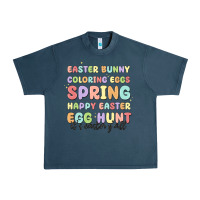 Midnight Navy easter bunny spring Urban Heavy Tee - MaliasSmallBusiness