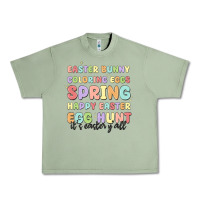 Oil Green easter bunny spring Urban Heavy Tee - MaliasSmallBusiness
