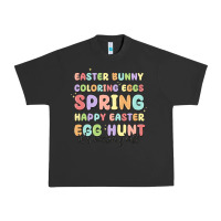 Pigment Black easter bunny spring Urban Heavy Tee - MaliasSmallBusiness