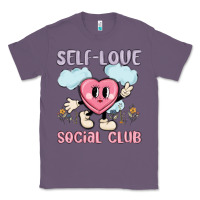 Lavender self love social club Classic Tee - MaliasSmallBusiness