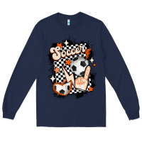 Navy vintage soccer Long Sleeve Tee - MaliasSmallBusiness