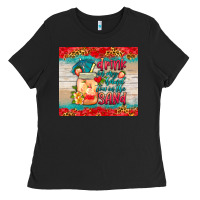 Black drink in my hand toes in the sand tumbler Ladies Tee - HRA Design Shop