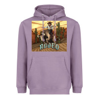 Lavender Rodeo Cowboy bullfighter western 20oz skinny Heavyweight Hoodie - HowdyJamesFarm