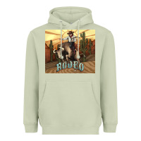 Matcha Rodeo Cowboy bullfighter western 20oz skinny Heavyweight Hoodie - HowdyJamesFarm