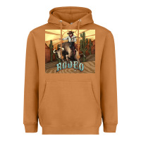 Meerkat Rodeo Cowboy bullfighter western 20oz skinny Heavyweight Hoodie - HowdyJamesFarm