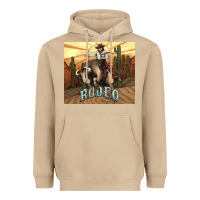 Mushroom Rodeo Cowboy bullfighter western 20oz skinny Heavyweight Hoodie - HowdyJamesFarm