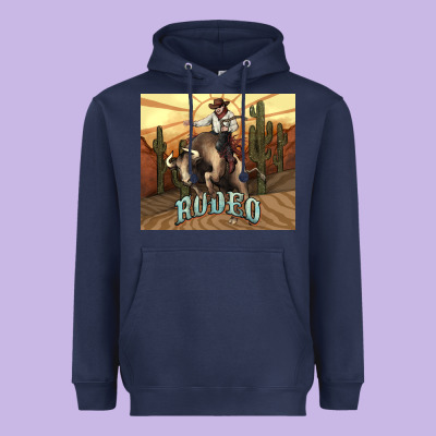 Rodeo Cowboy Bullfighter Western 20oz Skinny Heavyweight Hoodie Designed By Howdyjamesfarm