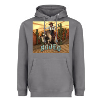 Storm Rodeo Cowboy bullfighter western 20oz skinny Heavyweight Hoodie - HowdyJamesFarm