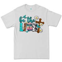Dove Grey be the light Premium Tee - AdoDesignShop