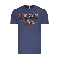 Vintage Denim true story he is risen Vintage Tee - MaliasSmallBusiness