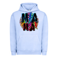 Pigment Grape Ice Mama lightning bolts Mother's Day Urban Hoodie - FaDigitalArtStudio
