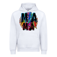 White Mama lightning bolts Mother's Day Urban Hoodie - FaDigitalArtStudio