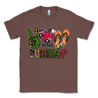 Chestnut peace love summer Classic Tee - CowhideDigitalArt