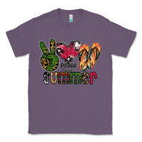 Lavender peace love summer Classic Tee - CowhideDigitalArt
