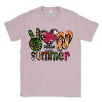 Lilac peace love summer Classic Tee - CowhideDigitalArt