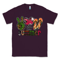 Plum peace love summer Classic Tee - CowhideDigitalArt