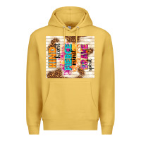 Antique Gold kind heart fierce mind brave spirit Premium Hoodie - TumblerDesignByShophia