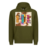 Army Green kind heart fierce mind brave spirit Premium Hoodie - TumblerDesignByShophia