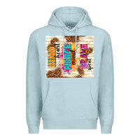 Blue Mist kind heart fierce mind brave spirit Premium Hoodie - TumblerDesignByShophia