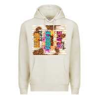 Oatmeal Heather kind heart fierce mind brave spirit Premium Hoodie - TumblerDesignByShophia