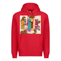 Red kind heart fierce mind brave spirit Premium Hoodie - TumblerDesignByShophia