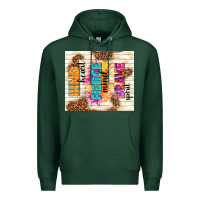 Sports Green kind heart fierce mind brave spirit Premium Hoodie - TumblerDesignByShophia