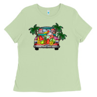 Matcha summer truck Ladies Tee - CowhideDigitalArt