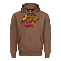 Chestnut Aztec Sunflower Lips Zipper Hoodie - Bettercallsaul