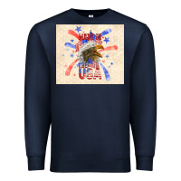 Navy made in the usa Premium Sweatshirt - TumblerDesignByShophia
