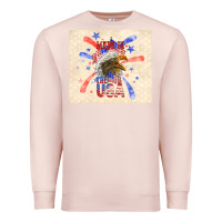Pale Pink made in the usa Premium Sweatshirt - TumblerDesignByShophia