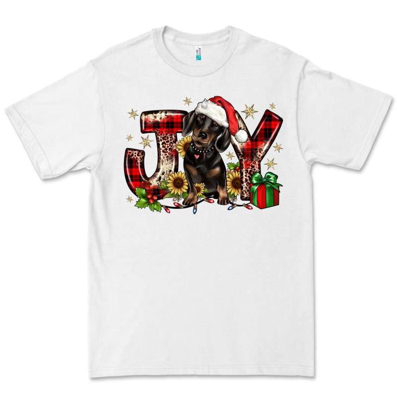 Christmas Joy Dachshund Premium Tee by JahusDesignShop | Teevron