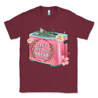 Burgundy let s get this bread malia Classic Tee - MaliasSmallBusiness