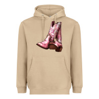 Mushroom Cowgirl boots Heavyweight Hoodie - HowdyJamesFarm