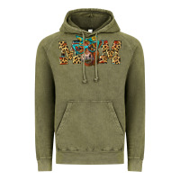 Vintage Olive Western Mom Red Angus Cow Vintage Hoodie - LillyAllenDesigns