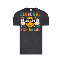 Vintage Black peace out 2024 5th grade Vintage Tee - JahusDesignShop